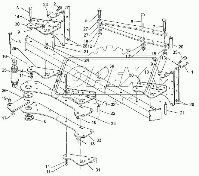 Basic frame E9-160-6-900