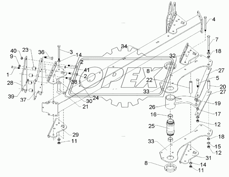 Basic frame E9-160-3-1200