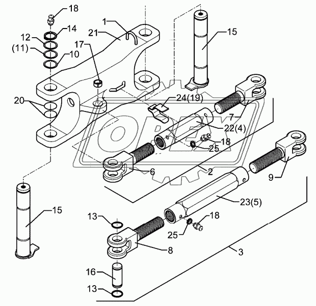 Adjustment centre E-60/650