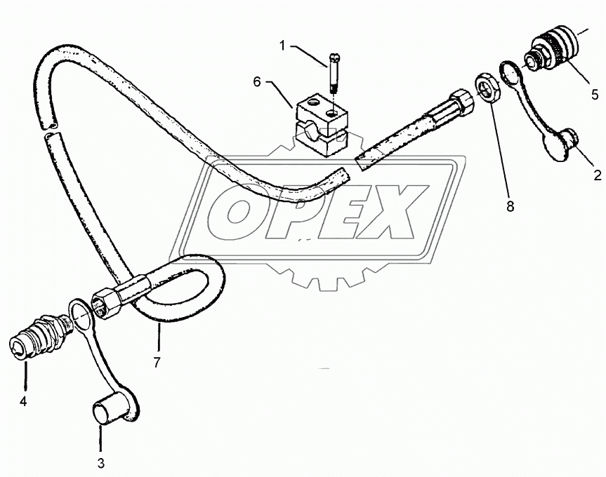 HY-assembly attachment arm PA-E1-D