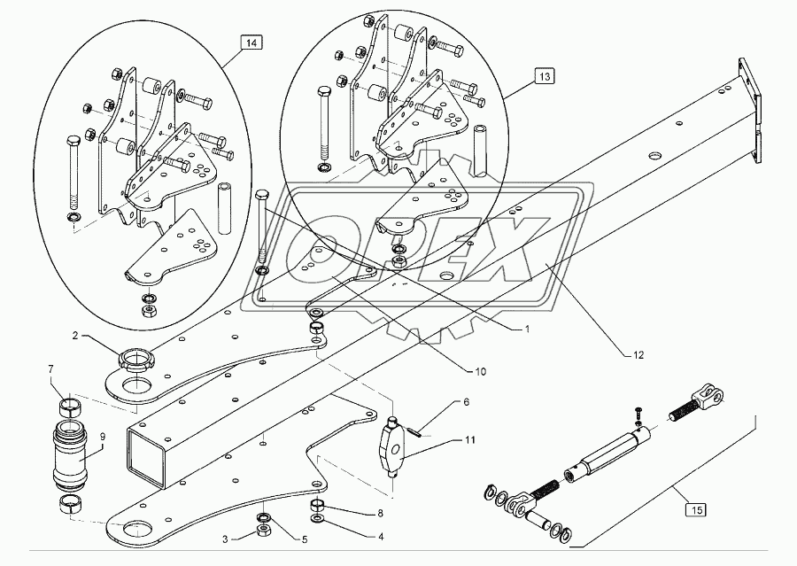 Basic frame, rear	Euro-Titan 10 3-100