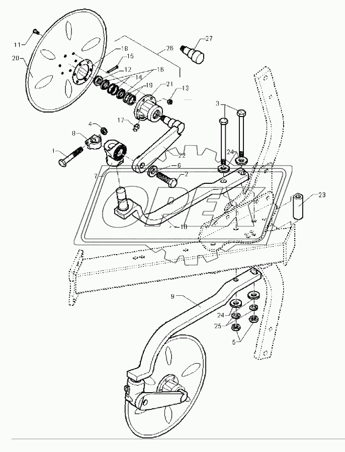 Disc coulter E10 D500 G