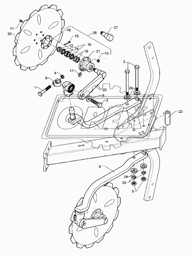 Disc coulter E10 D590-M Z