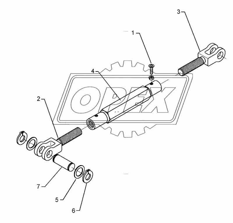 Turnbuckle	TR36x3/750/570 D35