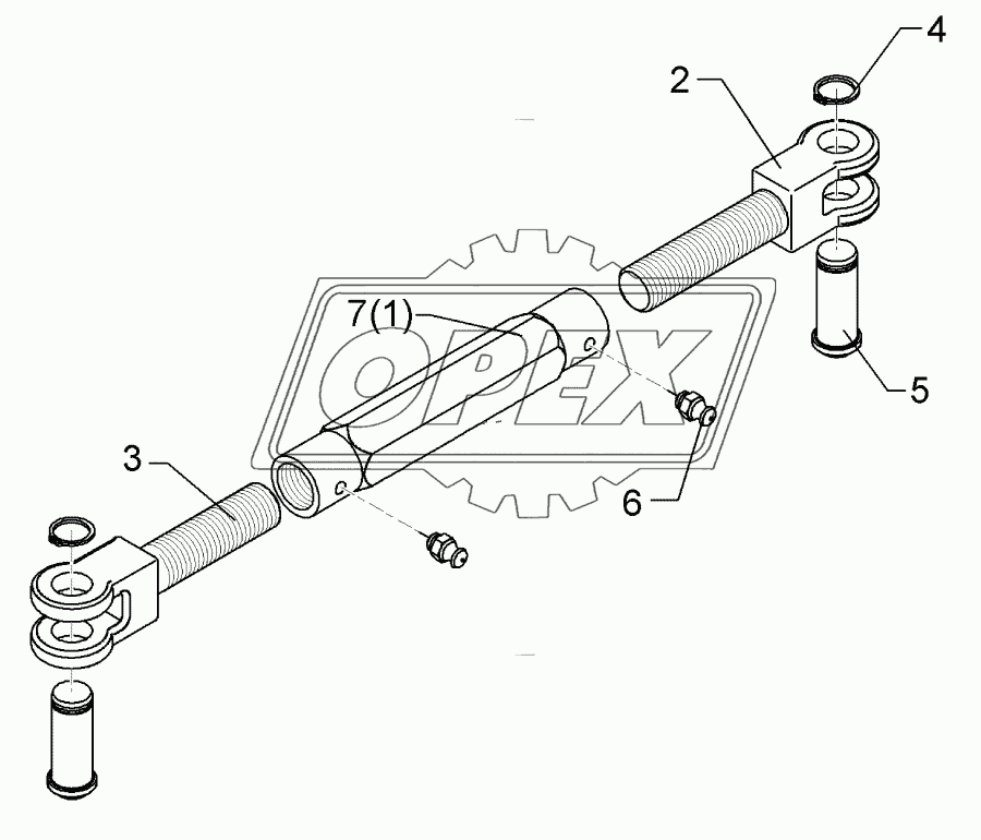 Turnbuckle	TR36x3/750/570