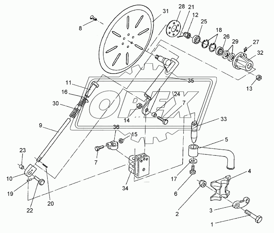 Trip disc-coulter X140-X160 RE 500 G