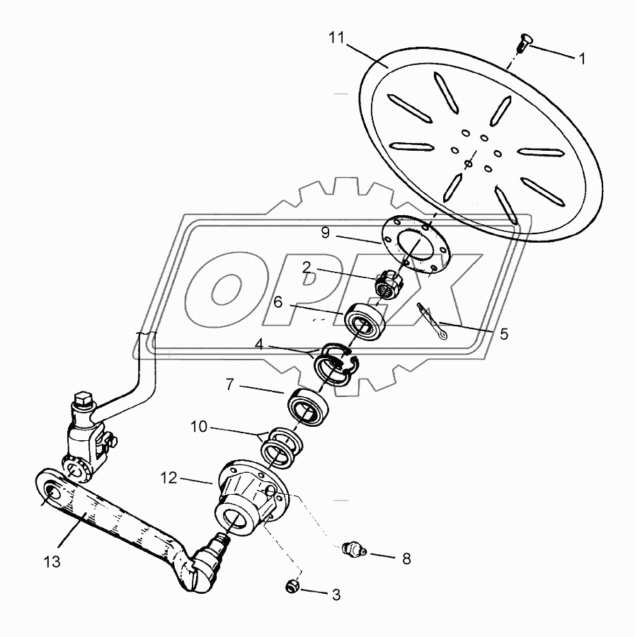 Disc arm D500-G Z50