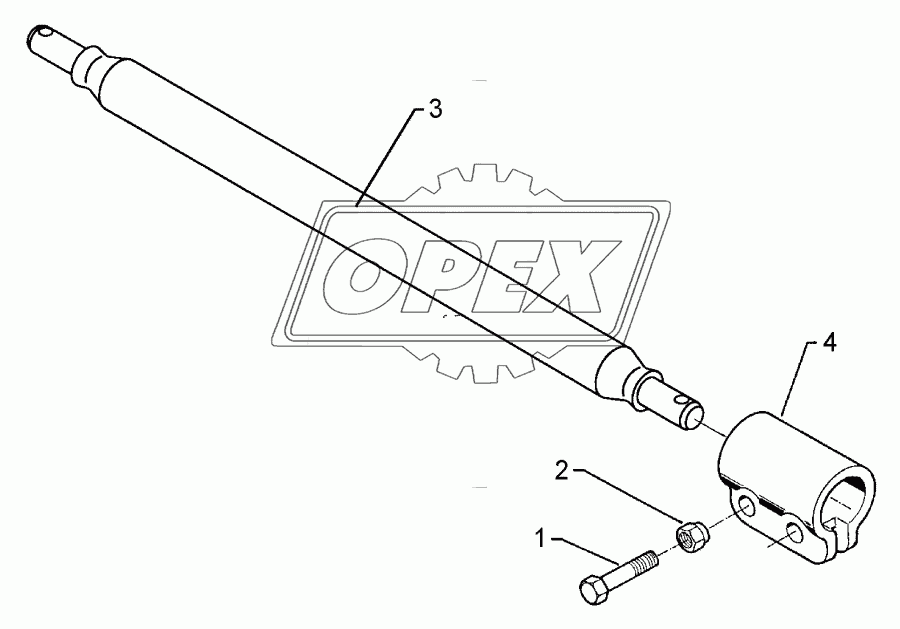 Lower link connection D68/L L3 Z3