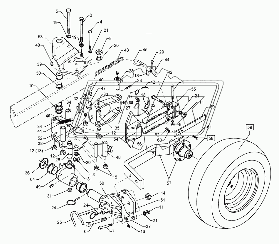 Uni-wheel VE9 10.0/75-15,3