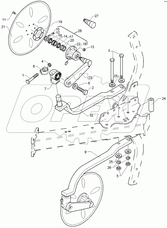  657 7835 Disc coulter