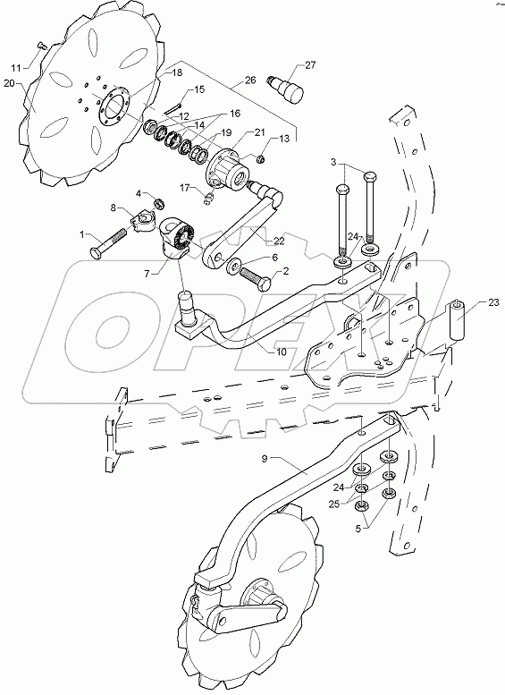  657 7851 Disc coulter