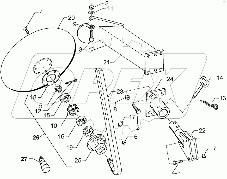  642 6810 Headland disc