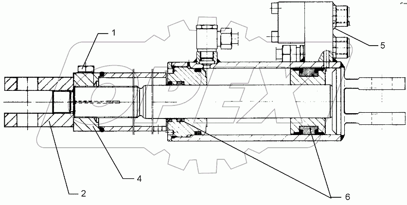  575 2415 Swing-in ram