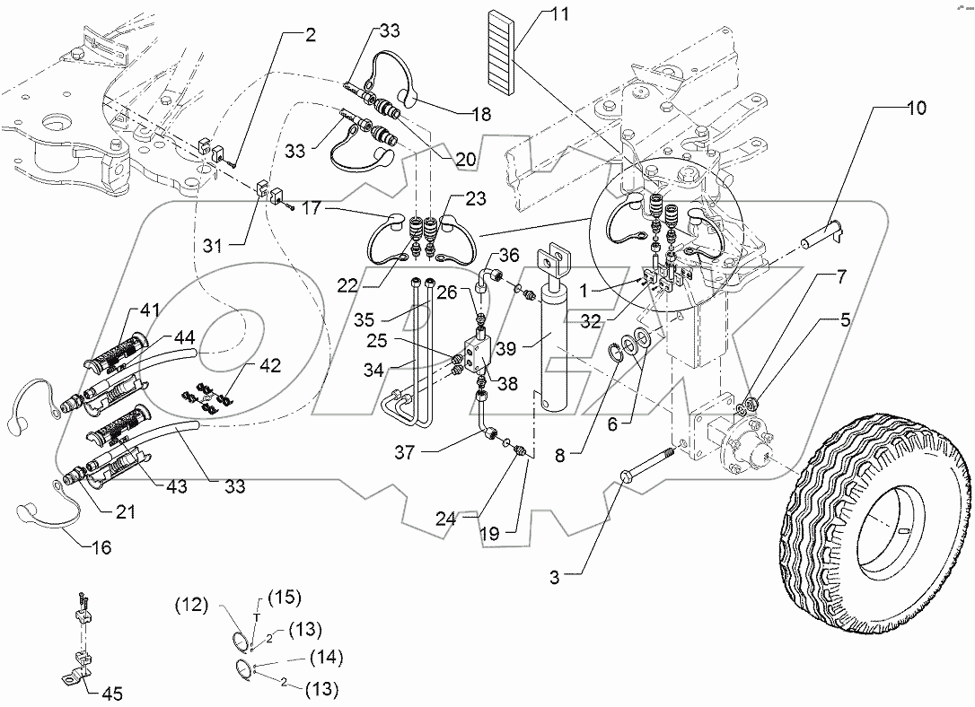  675 1152 Hydraulic assembly