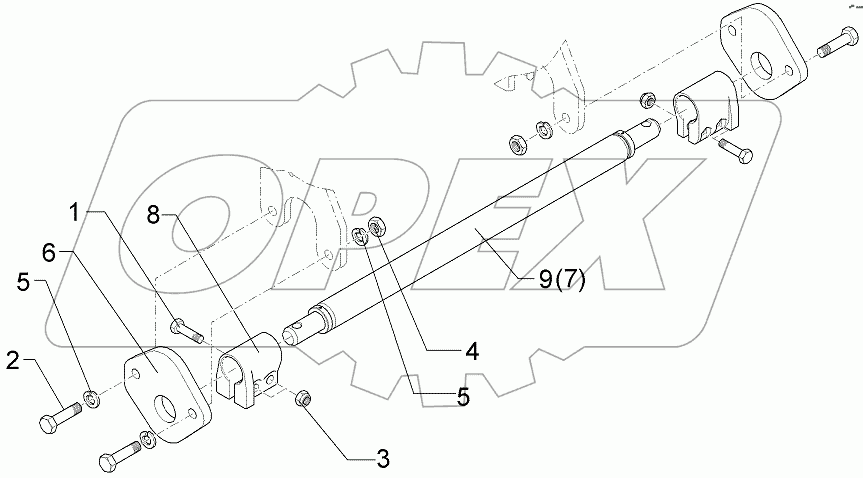  661 1385 Lower link connection