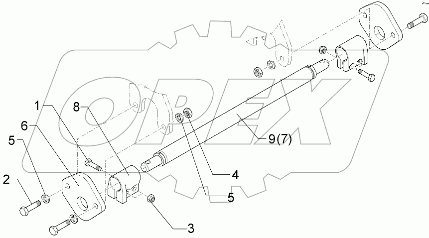  661 1387 Lower link connection