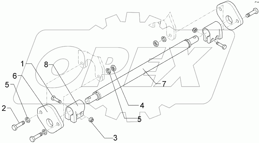  661 1394 Lower link connection