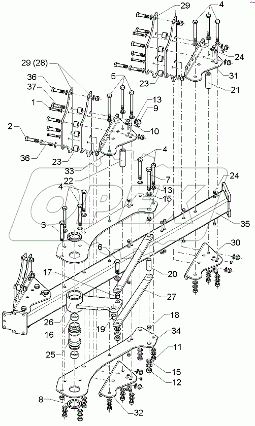  602 8243 Basic frame