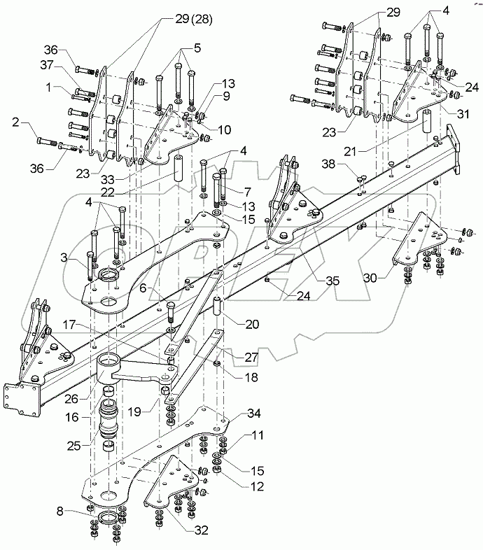  602 8244 Basic frame