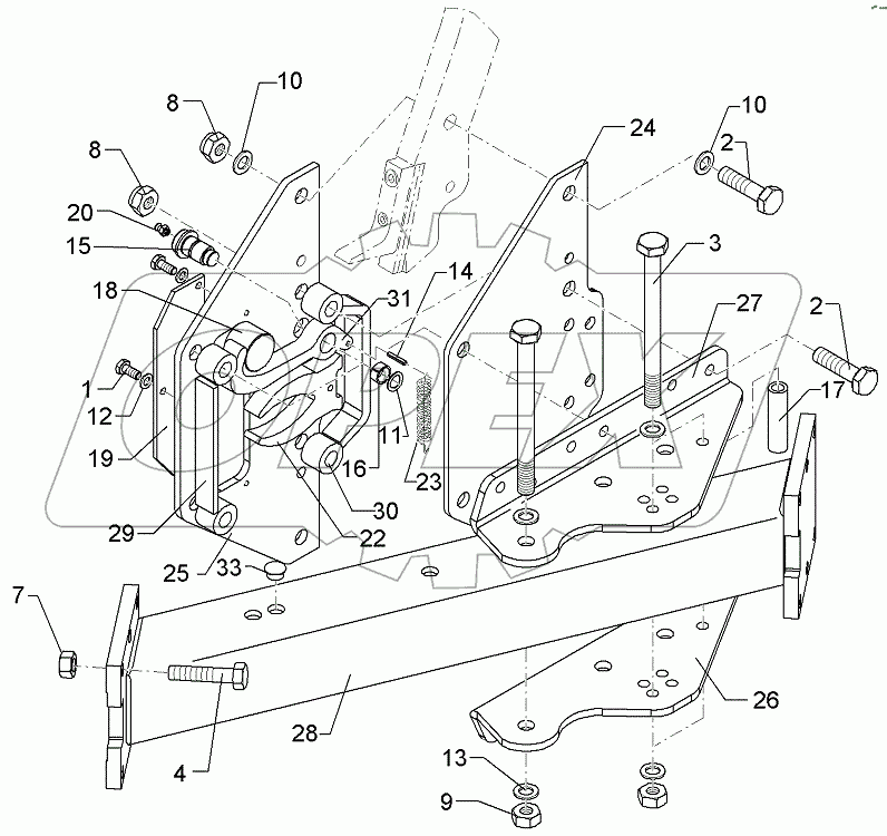  602 8519 Frame extension