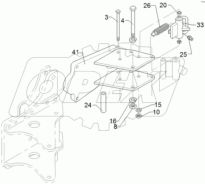  548 2671 Wheel bracket