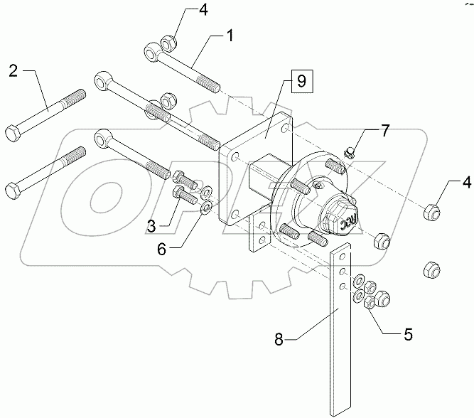  549 8902 Stalk Uni-wheel