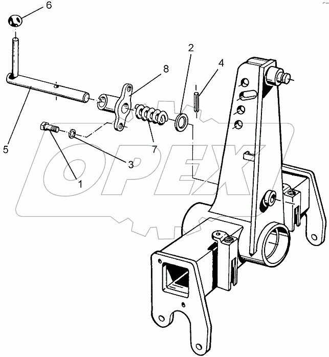  633 7431 Locking device