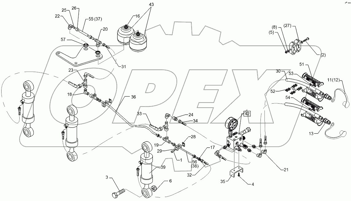  675 1097 Hydraulic assembly