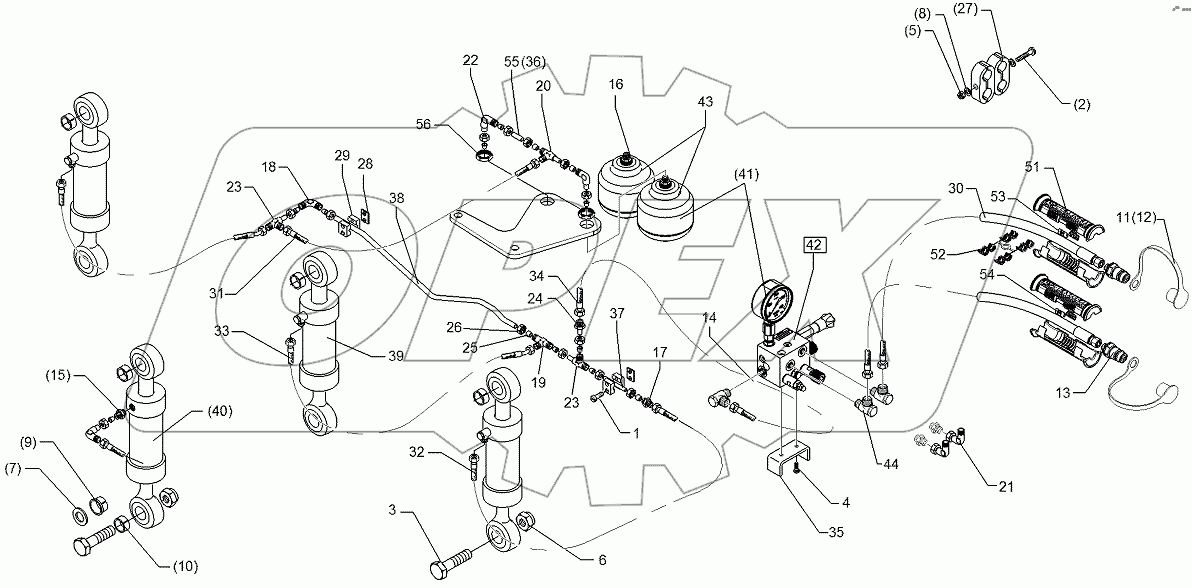  675 1108 Hydraulic assembly