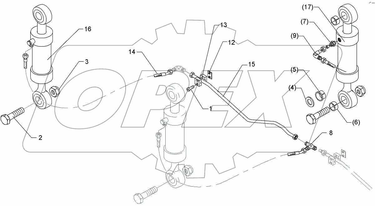  675 1112 Hydraulic assembly