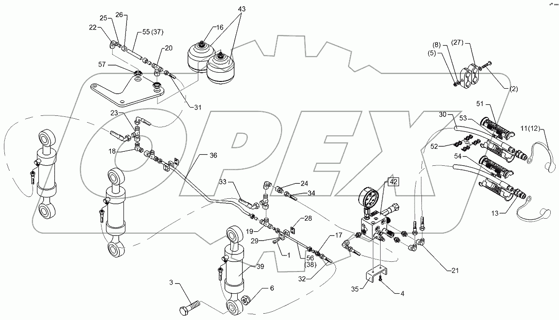  675 1123 Hydraulic assembly
