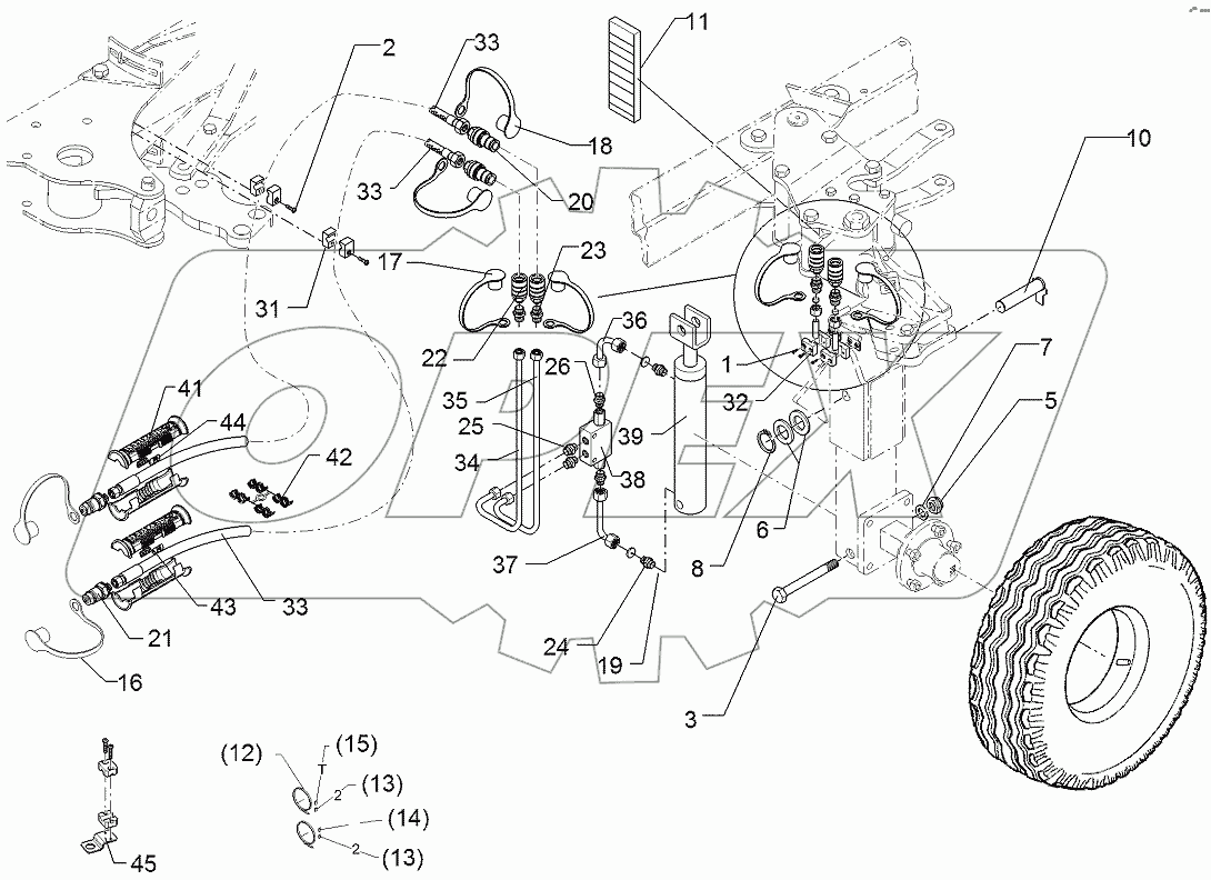  675 1151 Hydraulic assembly