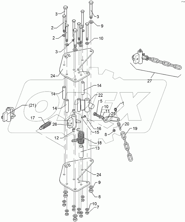  548 2652 Wheel bracket