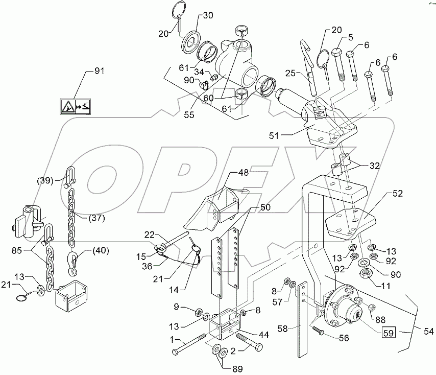  549 1731 Wheel stalk