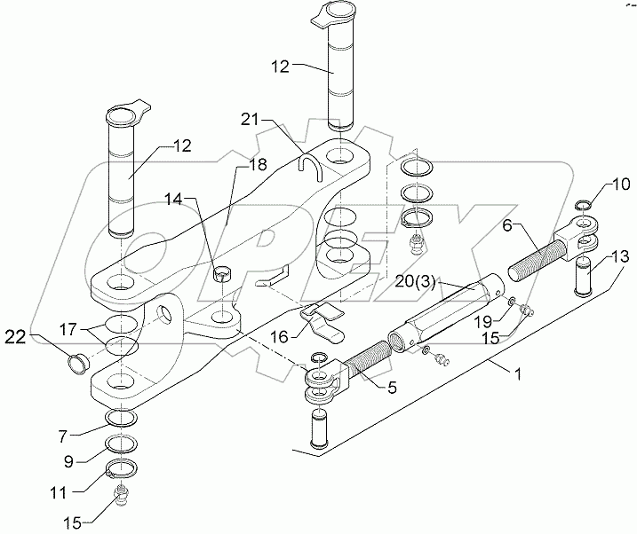  634 3149 Adjustment centre