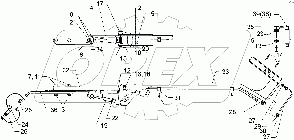  622 2660 Attachment arm