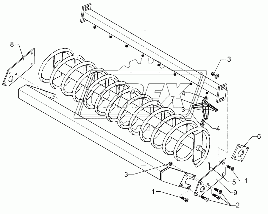 Flexi-Coil roller D450-150