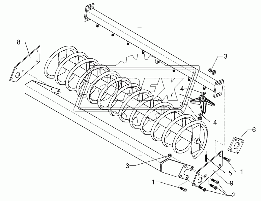 Flexi-Coil roller D450-200