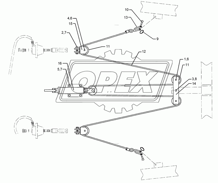 Parking brake Gigant 1000