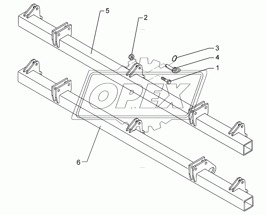 Frame for hollow discs SM9/500 L