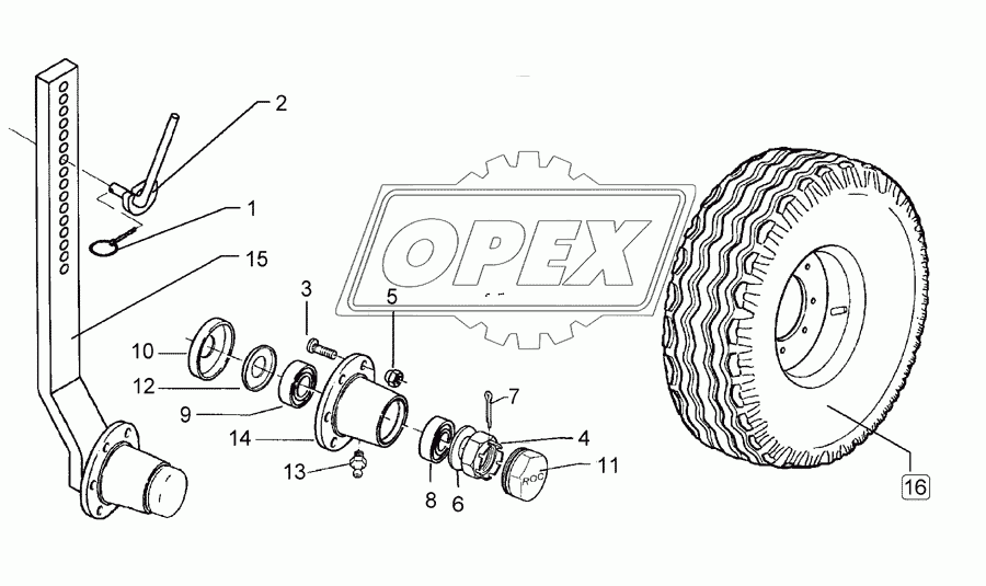 Depth wheel 10.0/80-12 70x30