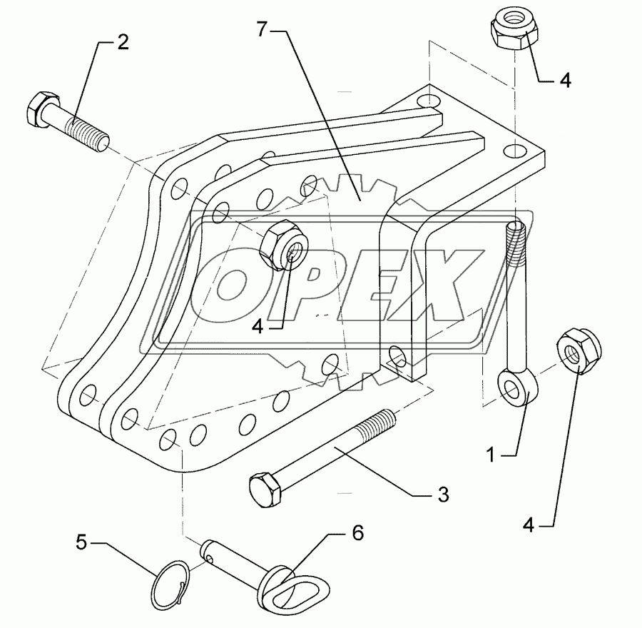 Wheel bracket 70x30 Smaragd 9 Gigant