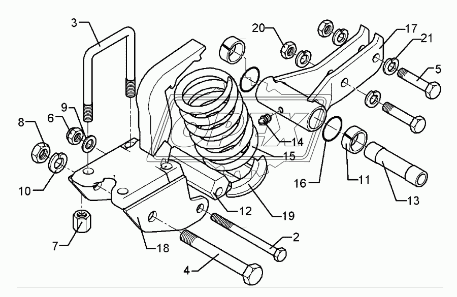 Stalk bracket Rubin 90x90-A SW41