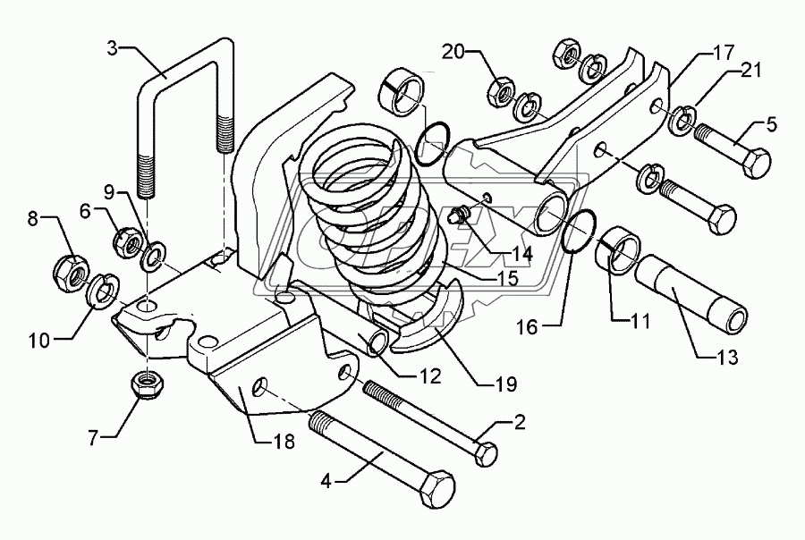 Stalk bracket Rubin 90x90-A