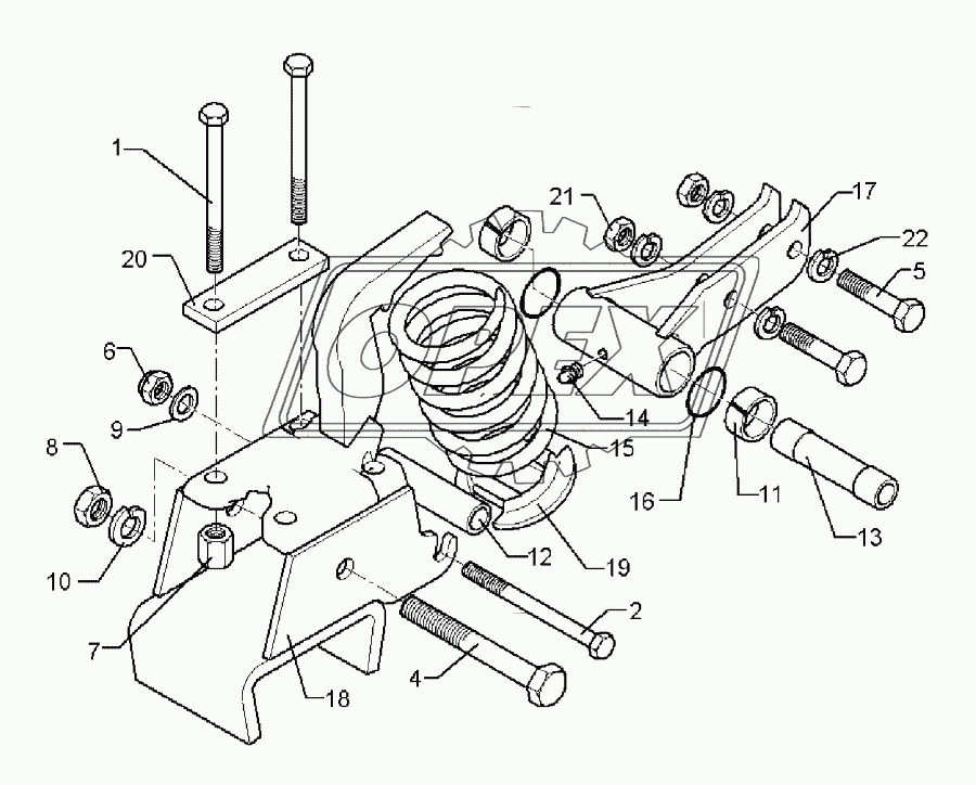 Stalk bracket Rubin 90x90 Gigant