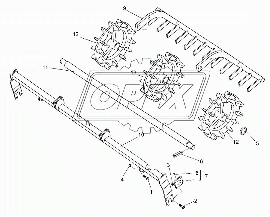 Nockenring roller D450-200 RE SM9