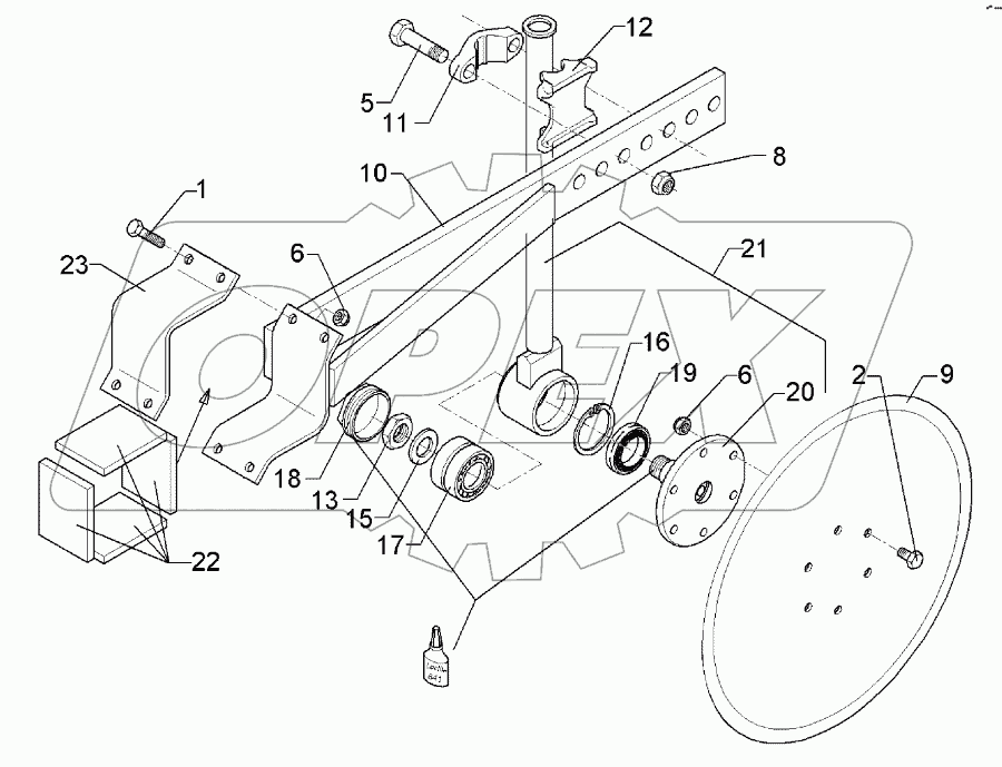 Outer disc	D500 Rubin 9