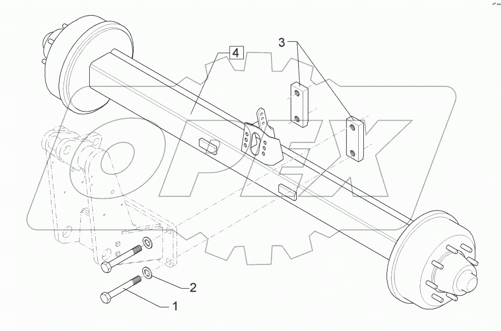 6508524 Braking axle