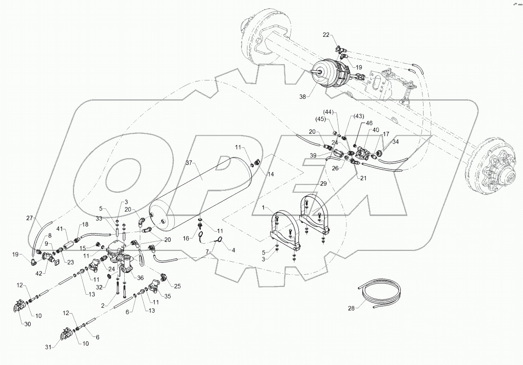 67710058 Compressed-air brake