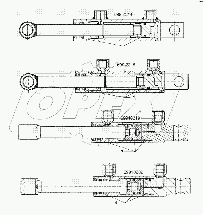 5752336 Hydraulic ram